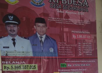 KAUR PEMERINTAHAN : KADES SEGARA JAYA TIDAK ADA WAKTU UNTUK KLARIFIKASI ANGGARAN