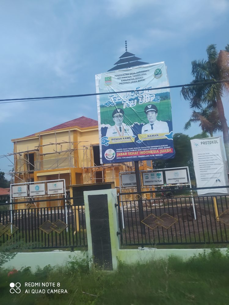 Bangunan Kantor Desa Sukabakti Tambelang, Tanpa Papan Proyek,BumDes Diduga Tidak Jalan , Kades Naman Menghindar Ditemui