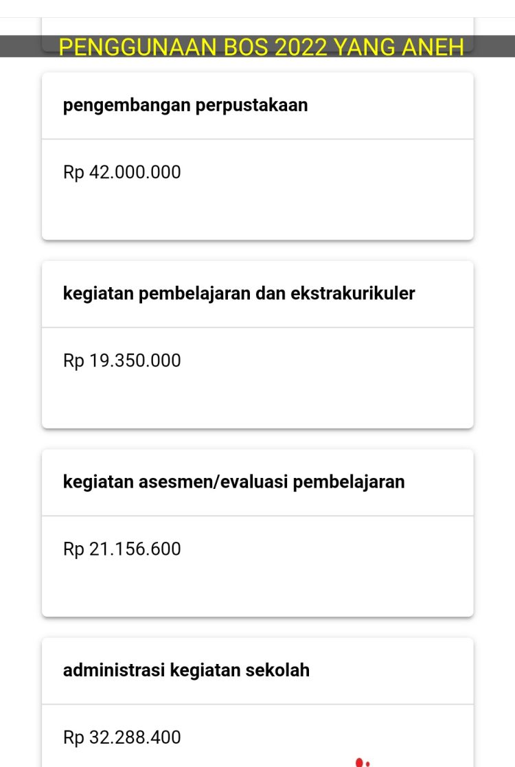 Dugaan Pungli Pengadaan AC  SMPN 3 Cileungsi Di Restui Kabid SMP, SPJ BOS 2022   Patut Di Curigai Dan Diperiksa APH.