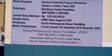 Humas SMPN 4 Cibitung Mengakui Adanya Penjualan Seragam lewat CV Bakri, “Tapi Tidak Tersangkut kami Bang “. Jawab Humas