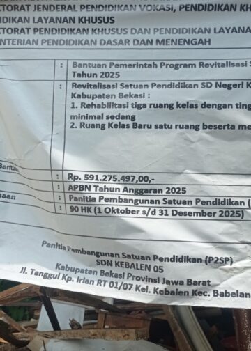 Bongkar Atap Revitalisasi SDN 05 Kebalen, Masih Kayu Lama Untuk Nempel Genteng PVC , 591 Juta Tidak Jelas Kemana Saja Sisanya ?